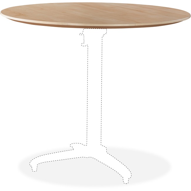 Lorell Foldable Hospitality Table Maple Tabletop