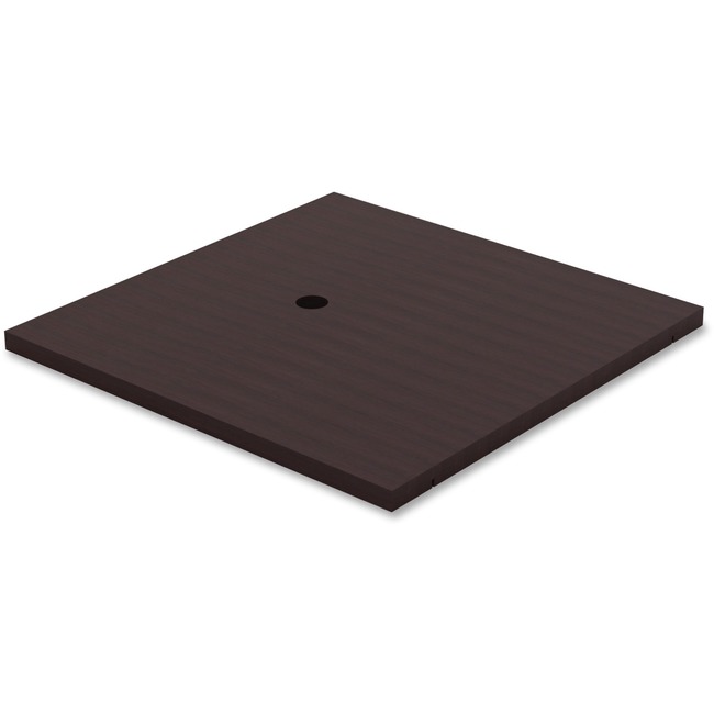 Lorell Prominence Table Espresso Laminate Tabletop