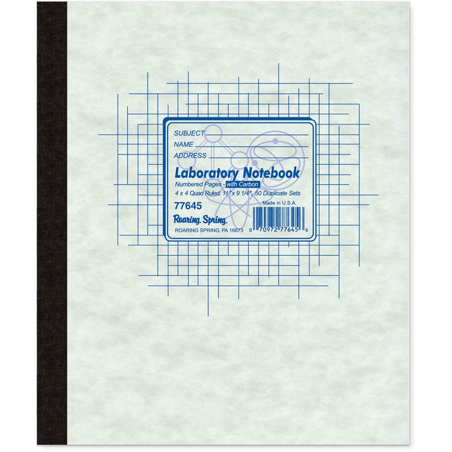 Roaring Spring Side Bound Lab Notebook