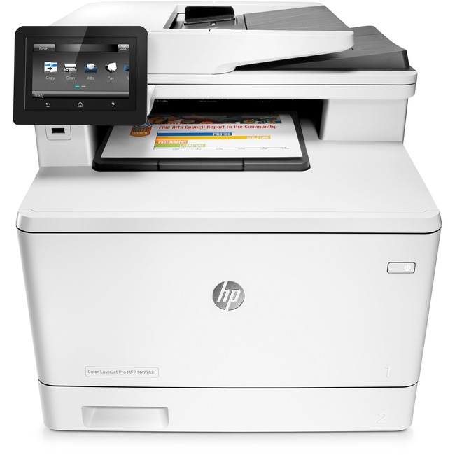 HP LaserJet Pro M477fdn Laser Multifunction Printer - Color - Plain Paper Print - Desktop