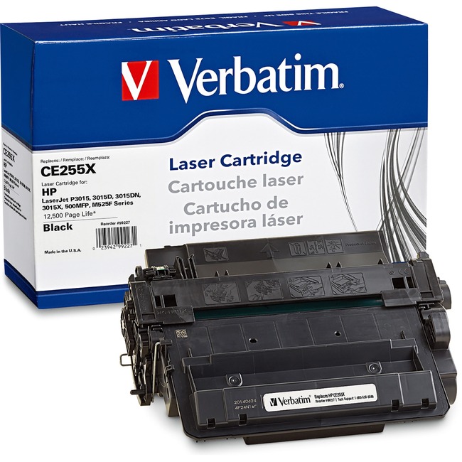 Verbatim Remanufactured Laser Toner Cartridge alternative for HP CE255X