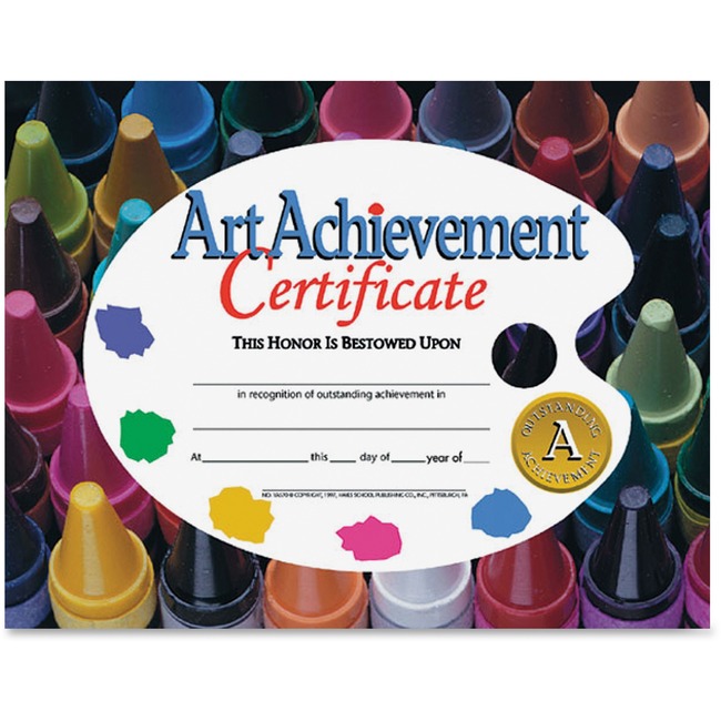 Flipside Art Achievement Certificate