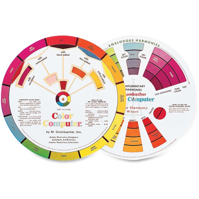 Grumbacher Dual-sided Color wheel