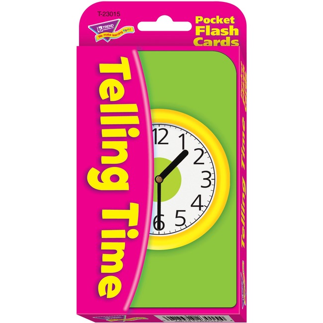 Trend Telling Time Flash Cards
