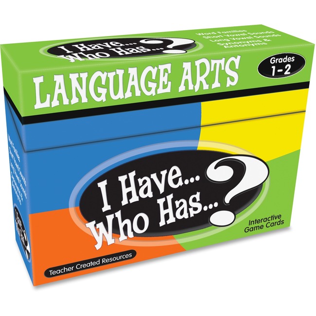 Teacher Created Resources Gr 1-2 I Have Lang. Arts Game