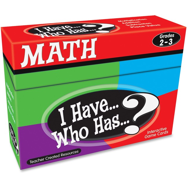 Teacher Created Resources 2&3 I Have Who Has Math Game