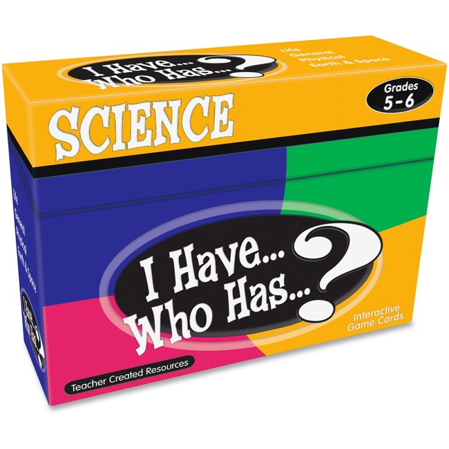 Teacher Created Resources Gr 5-6 I Have Science Game