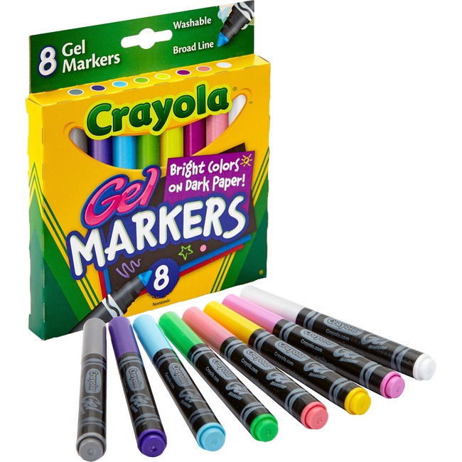 Crayola Washable Broad Line Gel Markers