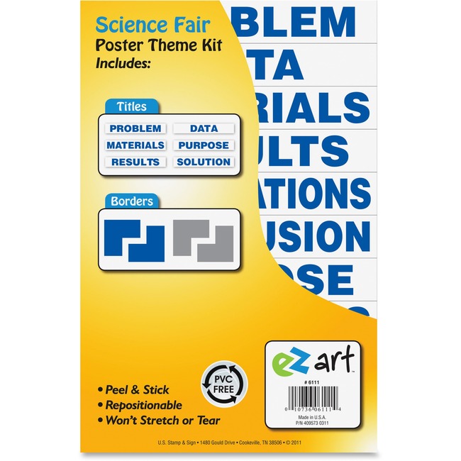 U.S. Stamp & Sign Science Fair Theme Kit