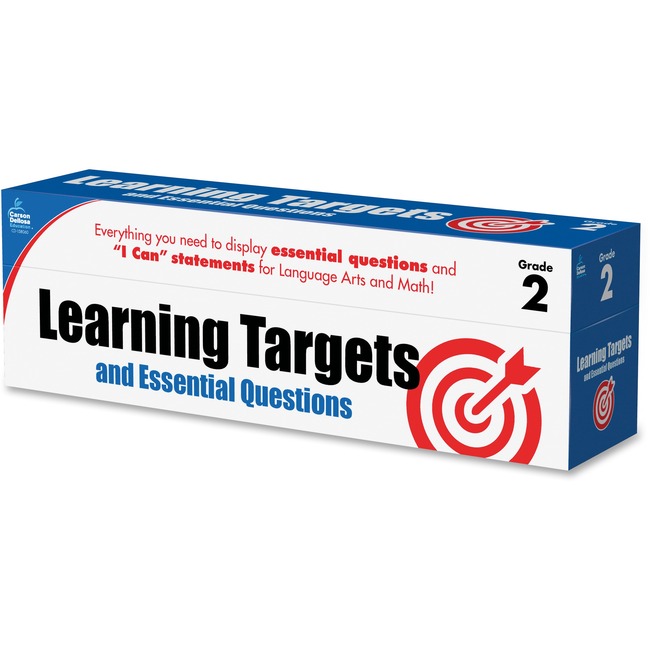 Carson-Dellosa Learning Targets and Essential Questions Pocket Chart Cards