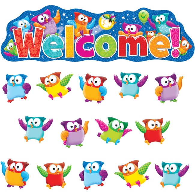 Trend Owl-Stars! Welcom Bulletin Board Set