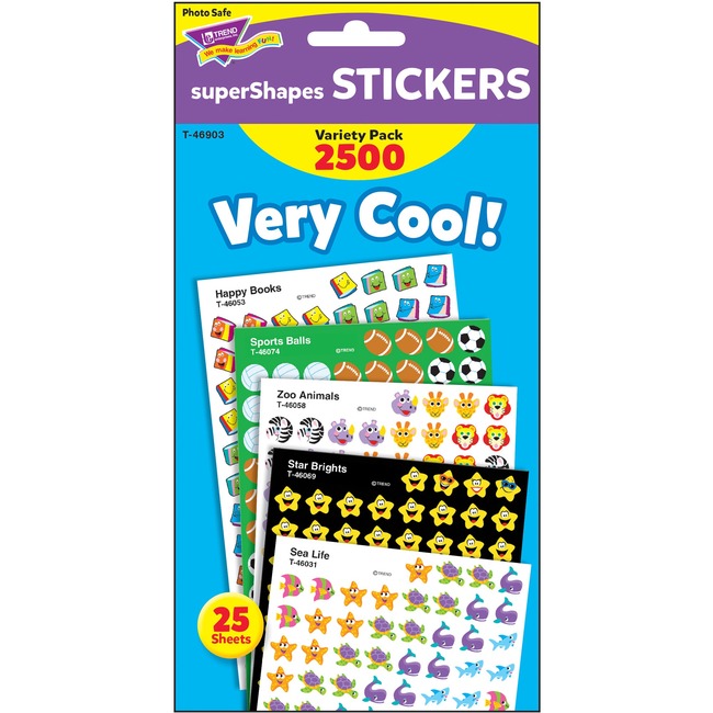 Trend Very Cool superShapes Stickers Variety Pack