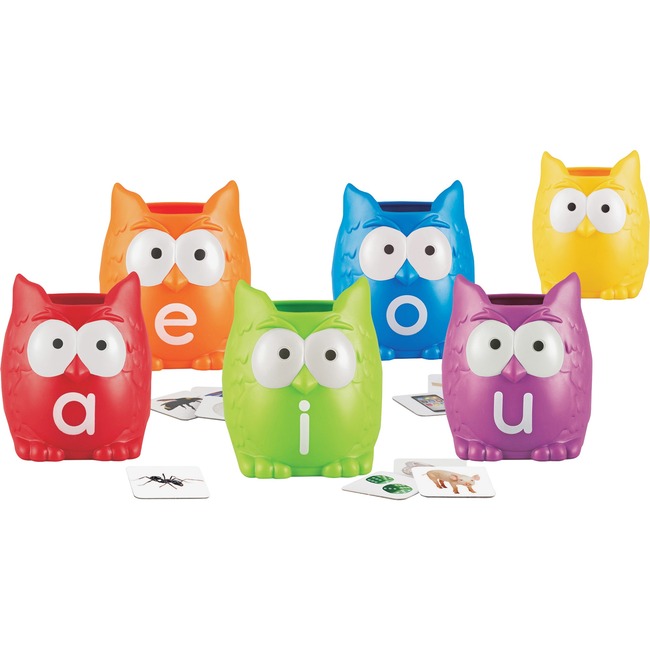 Learning Resources Vowel Owls Sorting Set