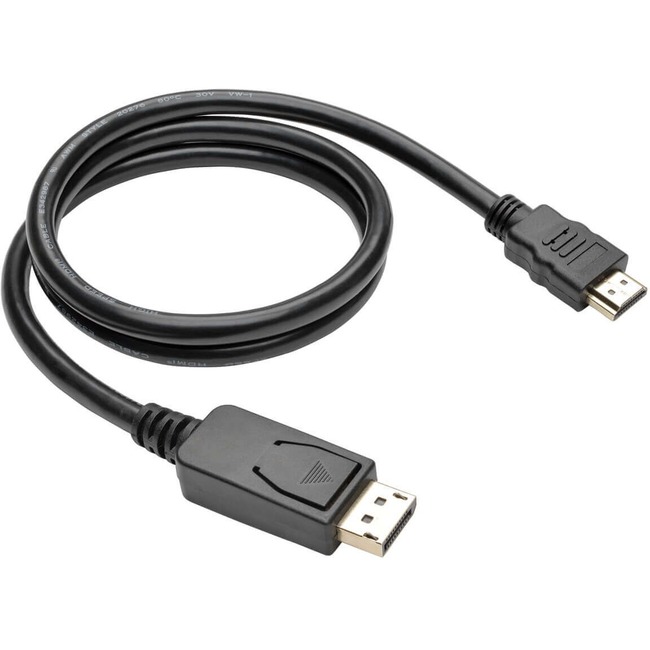 Tripp Lite 3ft DisplayPort to HDMI / DP to HDMI Adapter Active Converter DP 1.2 M/M