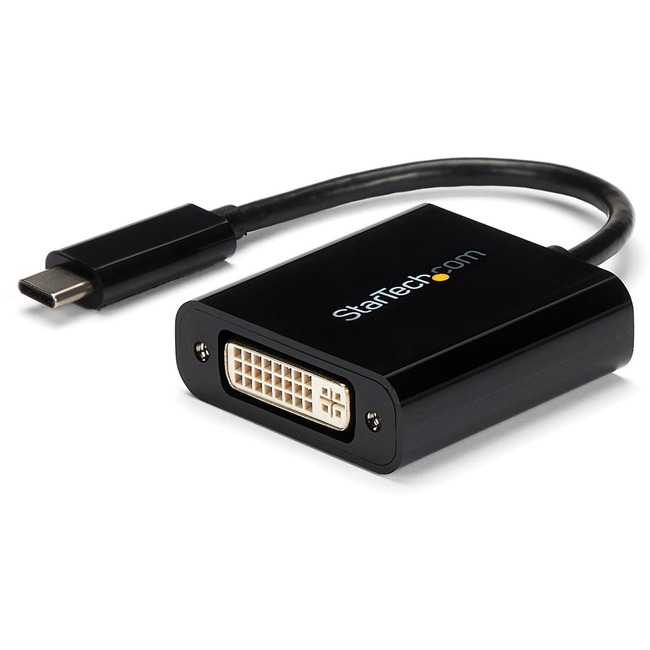 StarTech.com USB C to DVI Adapter - Thunderbolt 3 Compatible - 1920x1200 - USB-C to DVI Adapter for USB-C devices such as your 2018 iPad Pro - DVI-I Converter