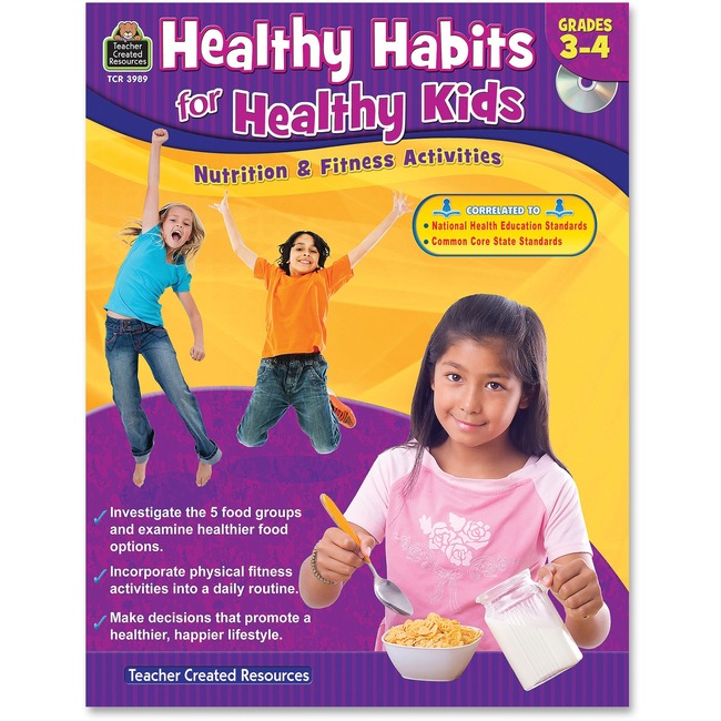 Teacher Created Resources Gr 3-4 Healthy Habits Workbk Education Printed/Electronic Book
