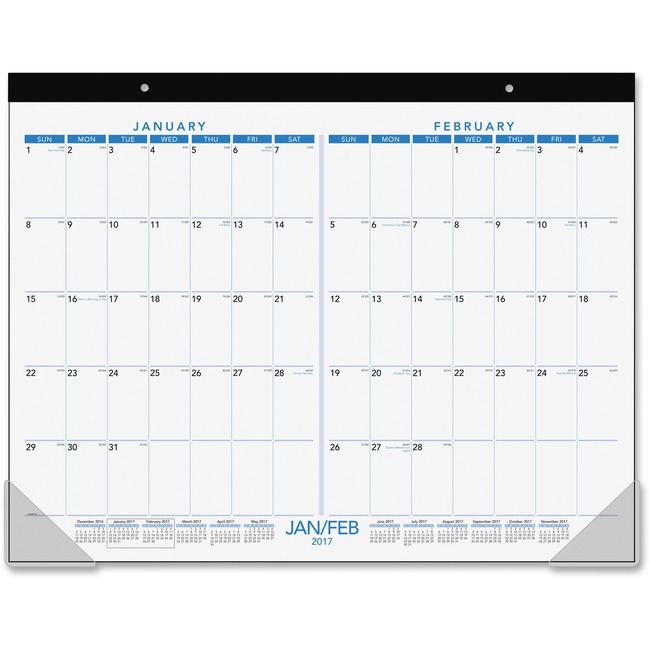 At-A-Glance 2-month View Calendar Desk Pad