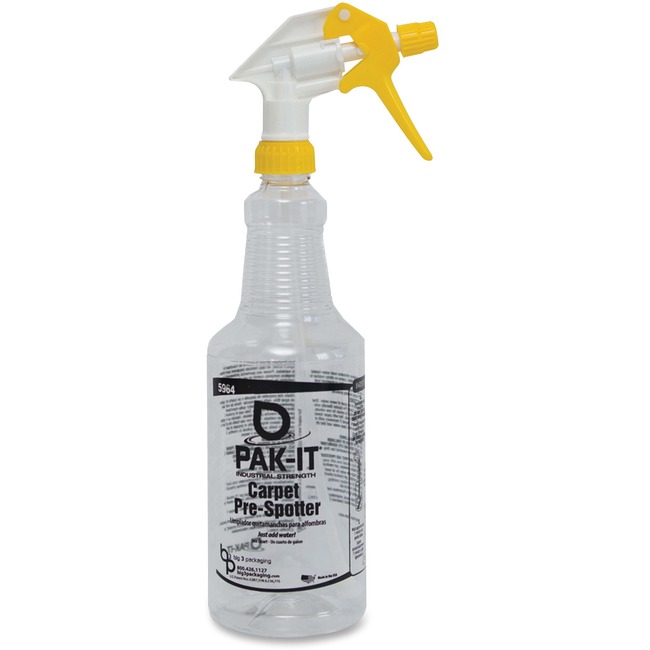 Big 3 Packaging Pak-It Carpet Pre-Spotter Spray Bottle