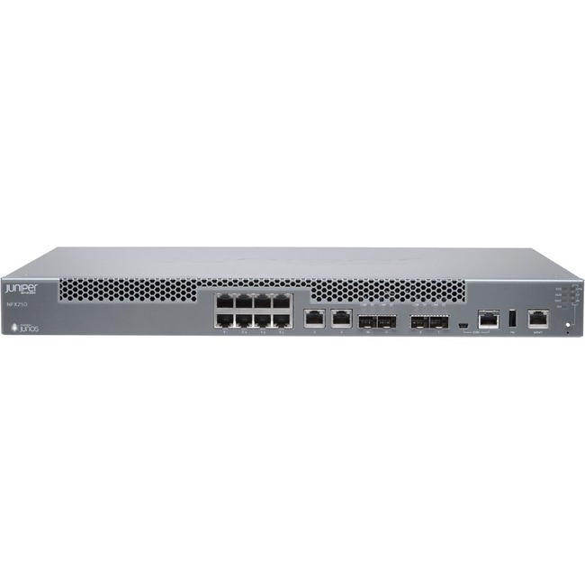 Juniper NFX250 Network Services Platform - 10 RJ-45 - 10 Gbit/s - 10 Gigabit Ethernet - 4 