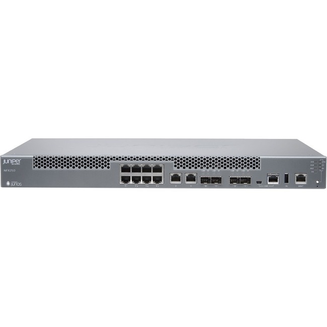 Juniper NFX250 Network Services Platform - 10 RJ-45 - 10 Gbit/s - 10 Gigabit Ethernet - 4 