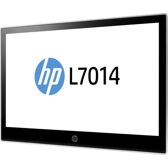 HP L7014 14inClass WXGA LCD Monitor - 16:9 - Black-Asteroid - 14inViewable - LED Backlig