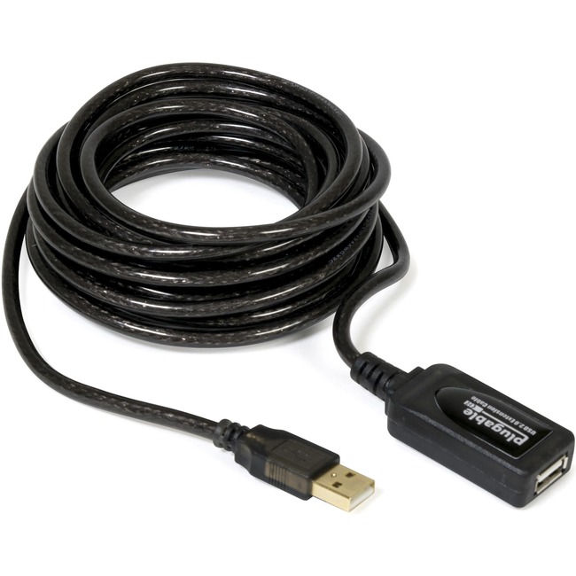 Plugable USB 2.0 Active Extension Cable (5m/16')