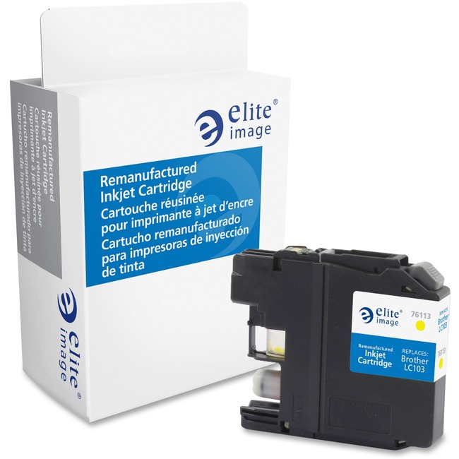 Elite Image Remanufactured Ink Cartridge - Alternative for Brother (LC103Y)