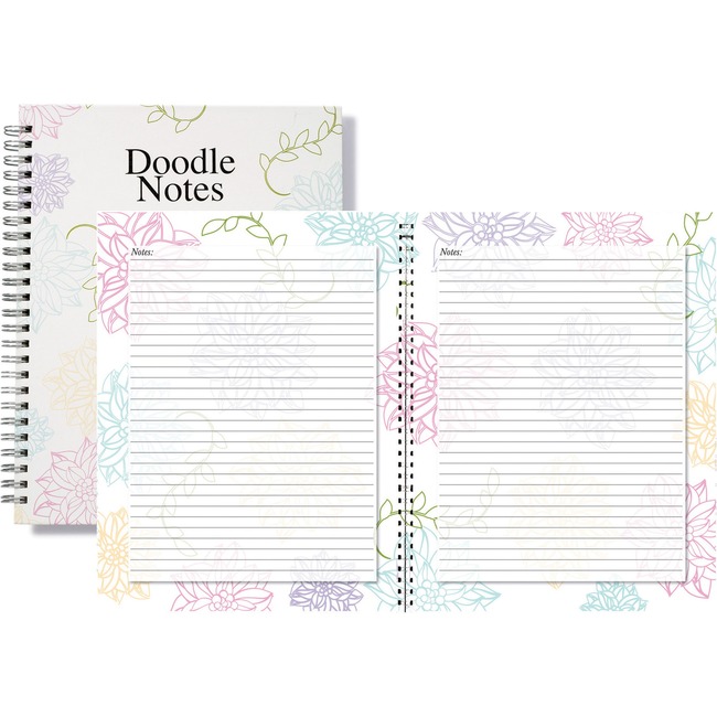 House of Doolittle Whimsical Floral Doodle Notebook