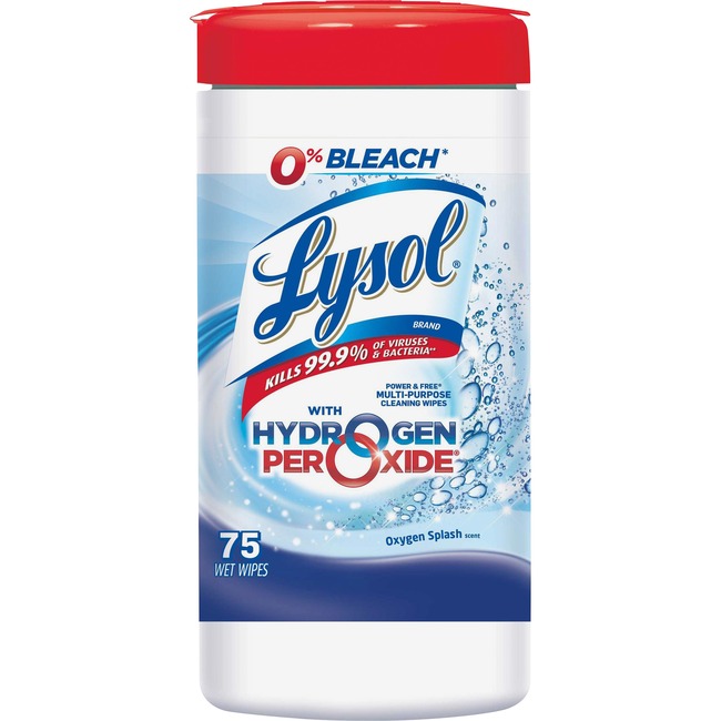 Lysol® with Hydrogen Peroxide Multi-Purpose Cleaning Wipes - 75-count