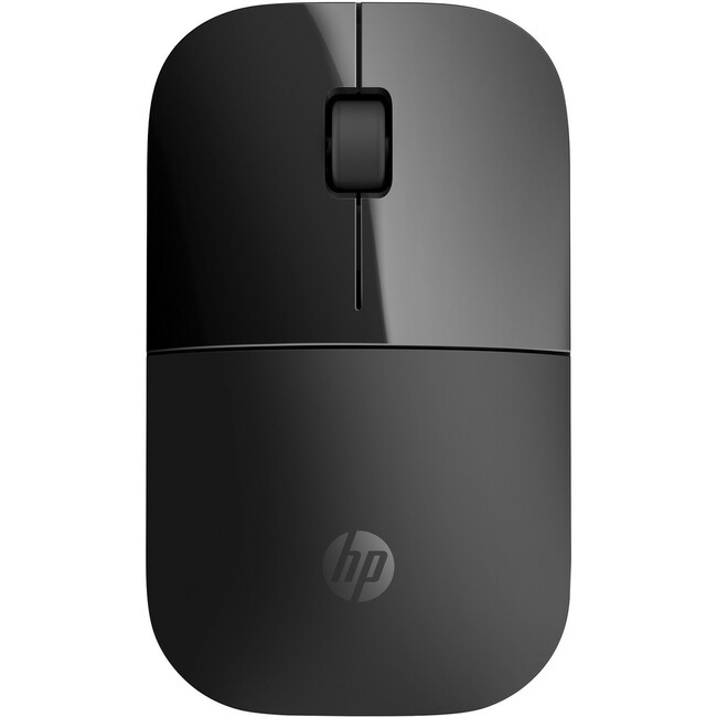 HP Z3700 Black Wireless Mouse - Blue LED - Wireless - Radio Frequency - Black - USB - Scro