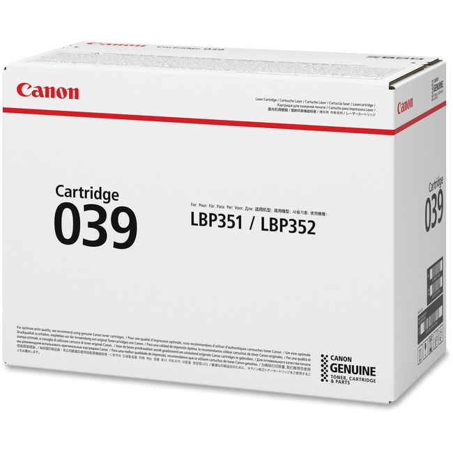 Canon 039 Original Toner Cartridge
