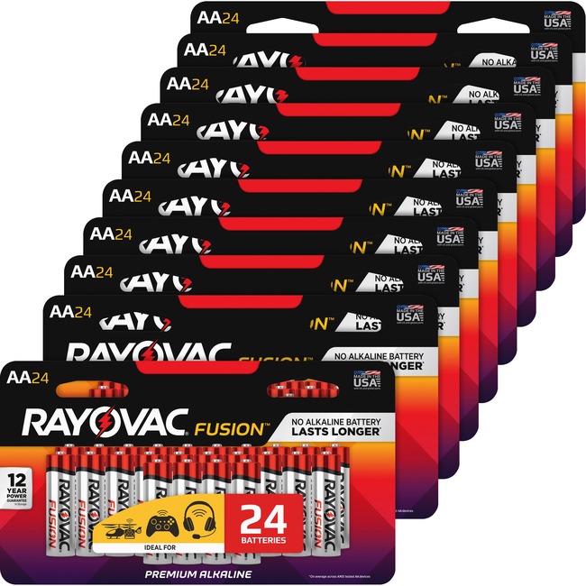 Rayovac Fusion Alkaline AA Batteries