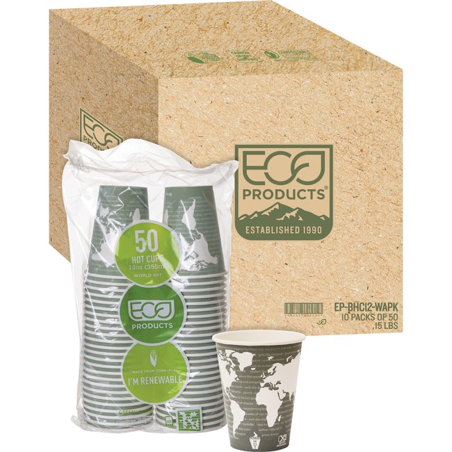 Eco-Products Renewable Resource Hot Drink Cups