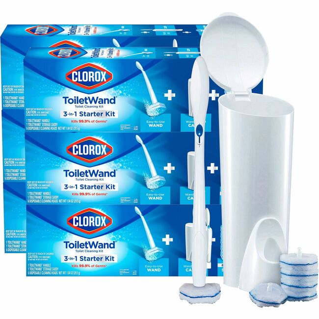 Clorox ToiletWand Disposable Toilet Cleaning Starter Kit