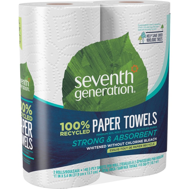 Seventh Generation 100 Pct Recycled Paper Towels