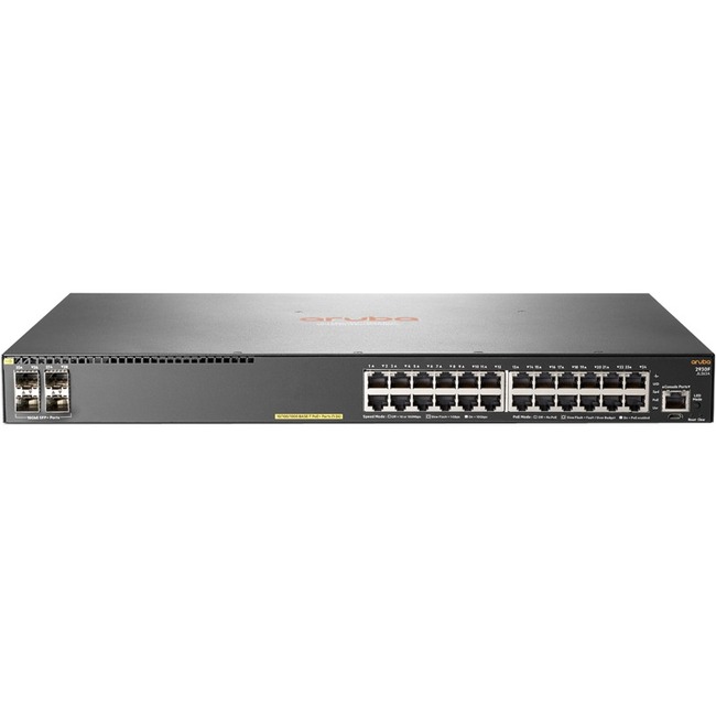 HP - Hewlett Packard Aruba 2930F 24G PoE+ 4SFP+ TAA-compliant Switch