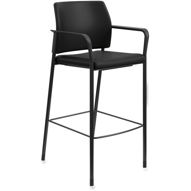 HON Accommodate Cafe Stool, Fixed Arms