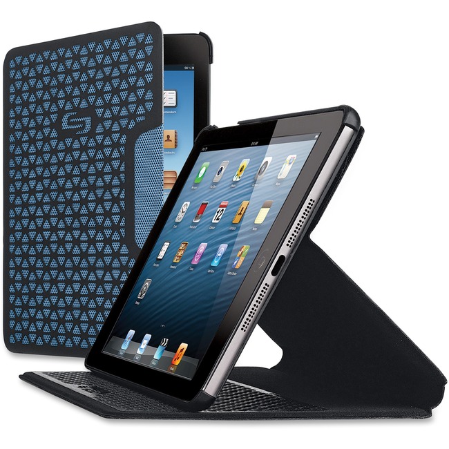 Solo Vector Carrying Case for iPad mini, Tablet - Black, Blue