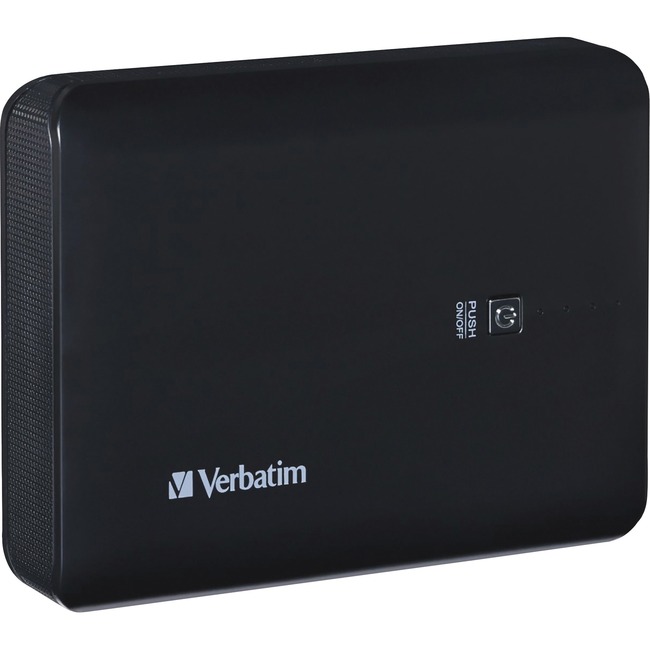 Verbatim Dual USB Power Pack, 10400mAh - Blackk