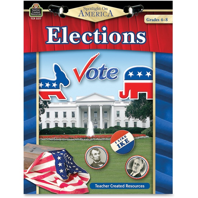 Teacher Created Resources Gr 4-8 America Elections Book Politics Printed Book