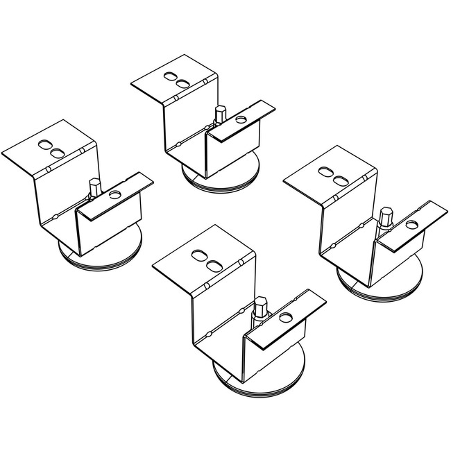 HON Flagship/Brigade Pedestals Adjustable Glides