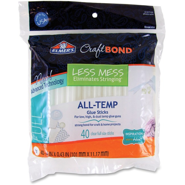 Elmer's CraftBond Less Mess All-Temp Glue Sticks