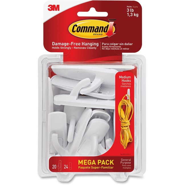 Command™ Medium Utility Hook Mega Pack