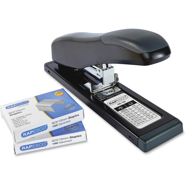 Rapesco HD-100 Stapler and 923/10mm Staple Set