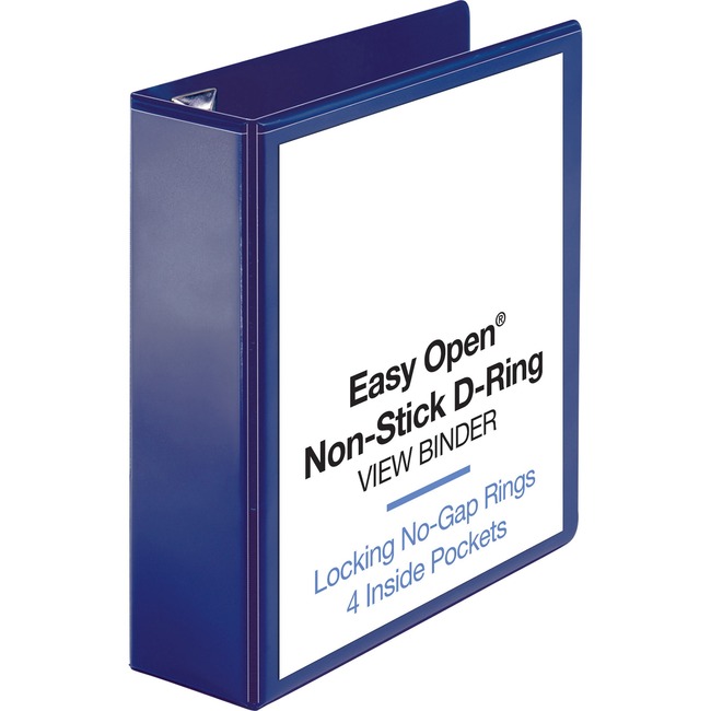 Sparco Easy Open Nonstick D-Ring View Binder