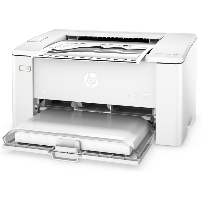 HP LaserJet Pro M102w Laser Printer - Monochrome - 600 x 600 dpi Print - Plain Paper Print - Desktop