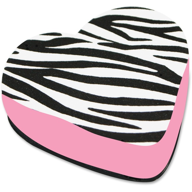 Ashley Zebra Heart Magnetic Whitebrd Eraser