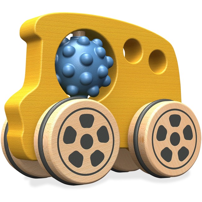 BeginAgain Toys Nubble Rumblers Wooden Bus Toy