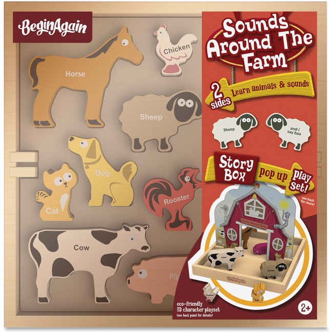 BeginAgain Toys Sounds Around the Farm Story Box