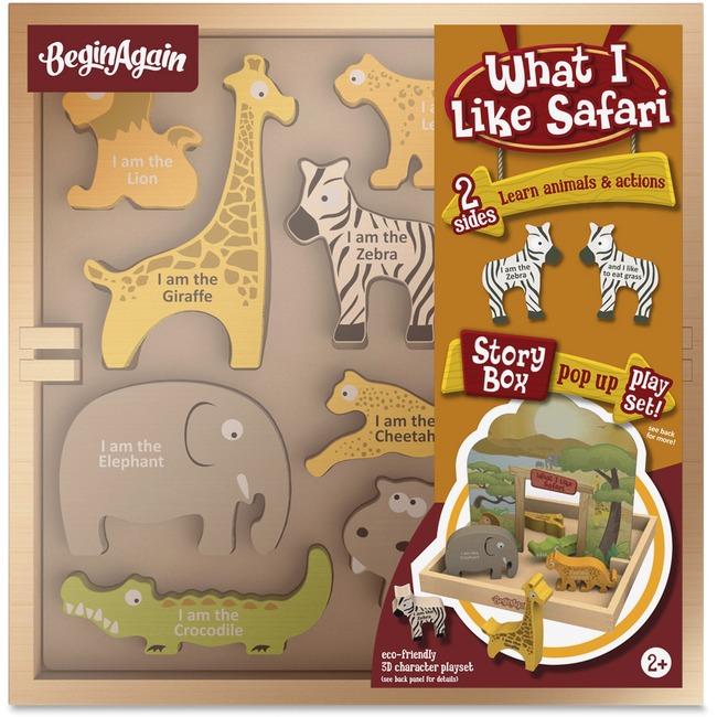 BeginAgain Toys What I Like Safari Story Box